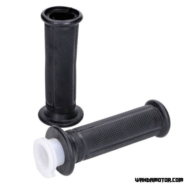 Grips with throttle tube black-1